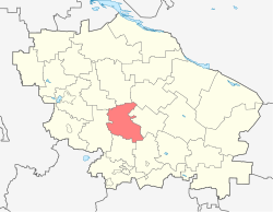 Location of Alexandrovsky District in Stavropol Krai