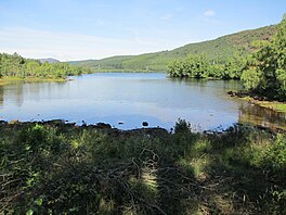 A photo of Loch Achonachie in summer.