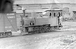 Locomotoras del Ingenio Ledesma (foto Sobre y Ernesto Vias, 1963-1965) - La locomotora No 11 marca Henschel & Sohn tipo 0-6-0 T de trocha metrica.jpg