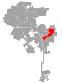 Los Angeles Şehir Meclisi Bölgesi 1.svg