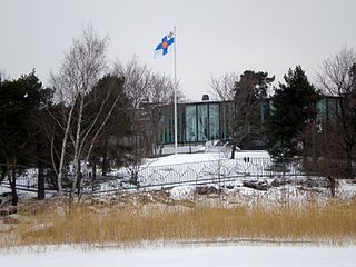 Tasavallan presidentin virka-asunto Helsingissä 1993