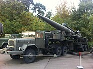 German Air Force Pershing 1A missile on launcher