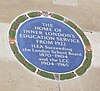 Main Block of the County Hall plaque to ILEA Crop.jpg