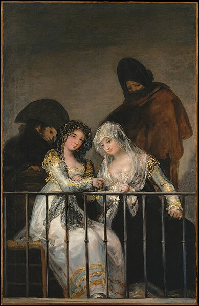 File:Majas on Balcony by follower of Francisco de Goya.jpg