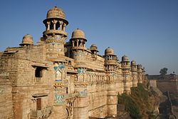 Man Singh Palace as viewed in the early hours of the morning.JPG