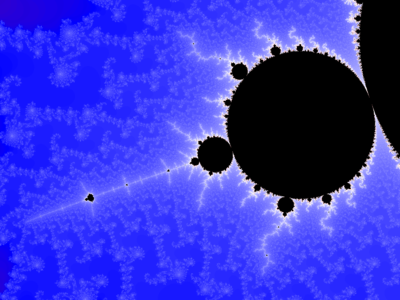 Mandelbrot fractint blue