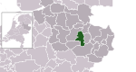 Carte de localisation de Wierden