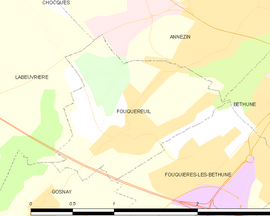 Mapa obce Fouquereuil