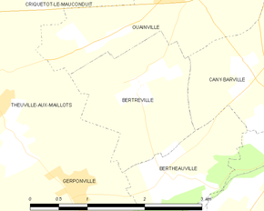 Poziția localității Bertreville
