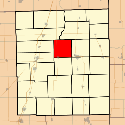 Map highlighting Iroquois Township, Iroquois County, Illinois.svg