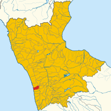 Localisation de Falconara Albanese