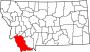 Map of Montana highlighting Beaverhead County.svg