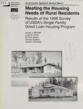 Thumbnail for File:Meeting the housing needs of rural residents - results of the 1998 survey of USDA's Single Family Direct Loan Housing Program (IA CAT11061751).pdf