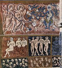 Meister von Torcello, Der Teufel mit dem Antichristen auf dem Schoß (S. 253 · Antichrist) --- im Buch ist ein Ausschnitt - oben rechts - abgebildet --- fehlt bei Commons