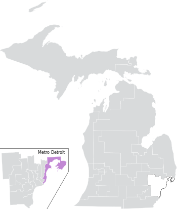 Michigan Senate District 12 (2022).svg