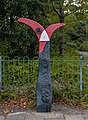 * Nomination Millennium Milepost, Lloyd George Avenue, Cardiff --BigDom 17:19, 9 October 2022 (UTC) * Promotion  Comment I want to support, but I think it is leaning on the right a bit. --Sebring12Hrs 06:30, 11 October 2022 (UTC) Thanks for the review, I've straightened it up a little (easiest to tell if you look at the fence and the paving stones) and also brightened it a touch. ~~~~ --BigDom 10:24, 11 October 2022 (UTC)  Support Good quality. --Sebring12Hrs 13:07, 11 October 2022 (UTC)