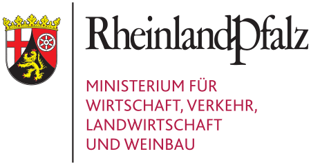 Ministerium für Wirtschaft, Verkehr, Landwirtschaft und Weinbau Rheinland Pfalz Logo