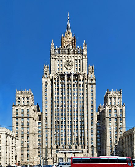 Ministry of Foreign Affairs main building, completed in 1953