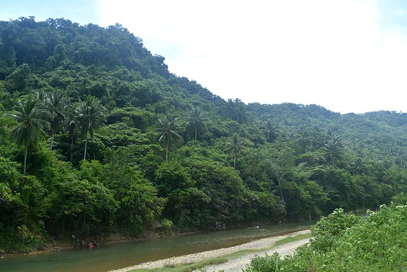 File:Mountain at Kagiskan River, Lagonoy, Camarines Sur.jpg