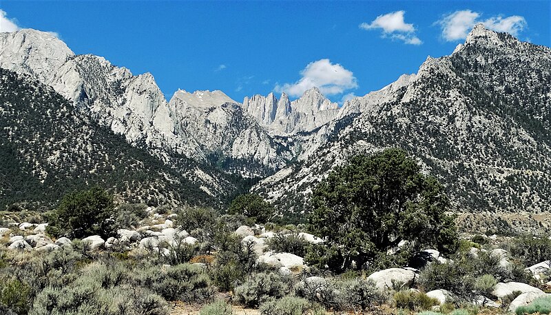 File:Mt Whitney, Tallest in Lower Forty-eight, CA 2016.jpg