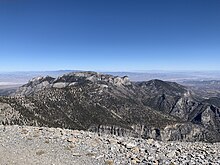 Mummy Mountain As Seen From Charleston Peak