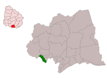 Location map of the Municipality of La Paz MunCanLaPaz.svg