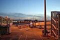Munich Airport plane handling at sunset.jpg