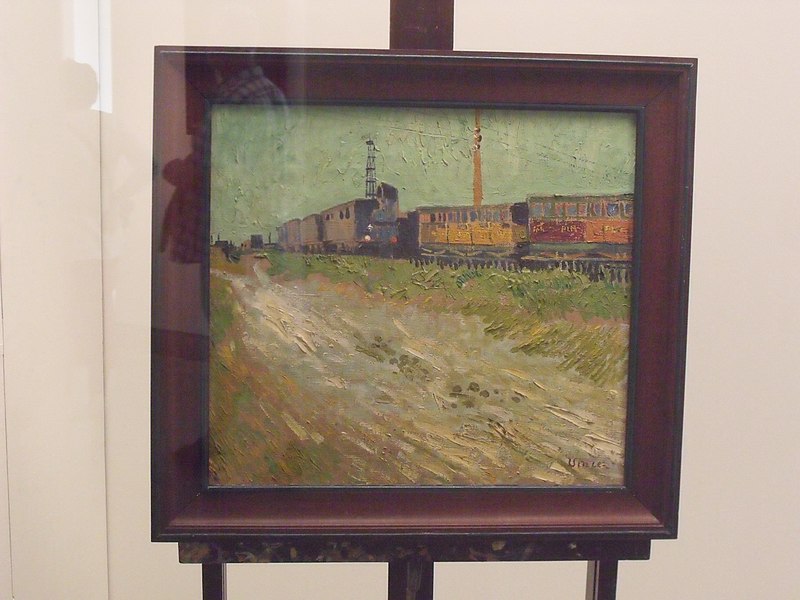 File:Musée Angladon Vincent Van Gogh Wagons de chemin de fer Août 1888.jpg