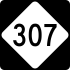 North Carolina Highway 307 marker