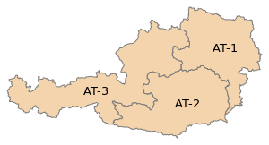 Австрия — NUTS 1