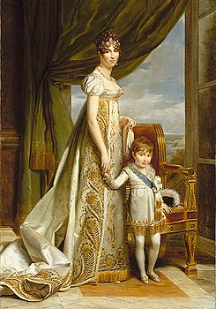 Napoleone Carlo, principe d'Olanda, e sua madre, di François Gérard, 1807.