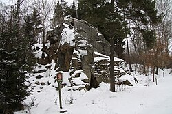 Natural monument Skalka in Prachatice District in winter (2).JPG