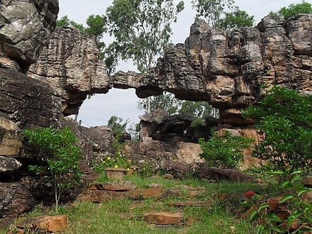 Silathoranam (natural arch) at Seshachalam Hills, Tirumala, Andhra Pradesh