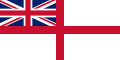 Бялата модификация от 1864 г. е флаг на Кралската флота (Royal Navy). Тя е Военноморски флаг.
