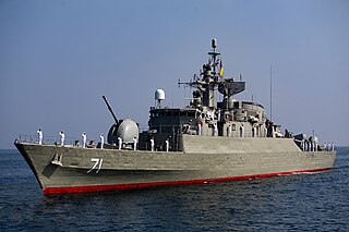 IRIS <i>Alvand</i> (71) Frigate of the Islamic Republic of Iran Navy