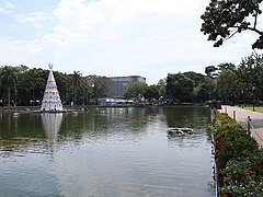 Negros Occidental Provincial Capitol Park lagoon