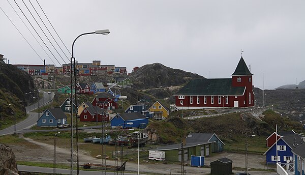 Image: Newer church in Sisimiut