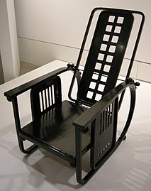 Sitzmaschine adjustable armchair by Josef Hoffmann (1905) (National Gallery of Victoria)