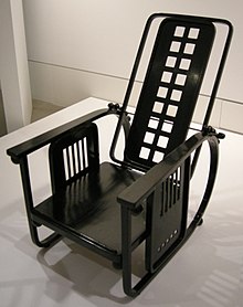 Adjustable-back chair (Sitzmachine) by Jacob & Josef Kohn, design by Josef Hoffmann, circa 1905 Ngv design, josef hoffmann, adjustable-back chair (stitzmachine) 1905 circa 02.JPG