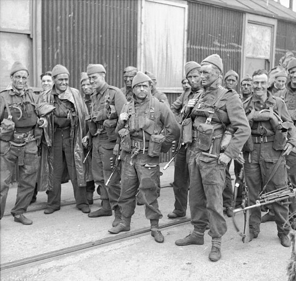 British commandos during the Second World War