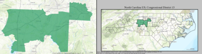 Солтүстік Каролина штатының Конгресс округі 13 (2017 жылдан бастап) .tif