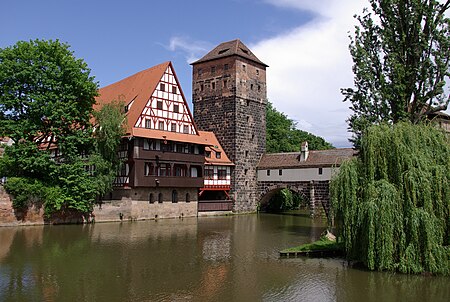 Nuernberg Weinstadel Wasserturm 001