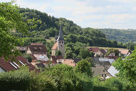 Oberstetten Ortsansicht