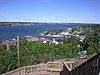 Looking across Great Slave Lake towards Dettah