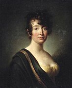 Retrato de Sofía Spiridova, nacida condesa Olsoufieva por Alexandr Molinari (década de 1810)