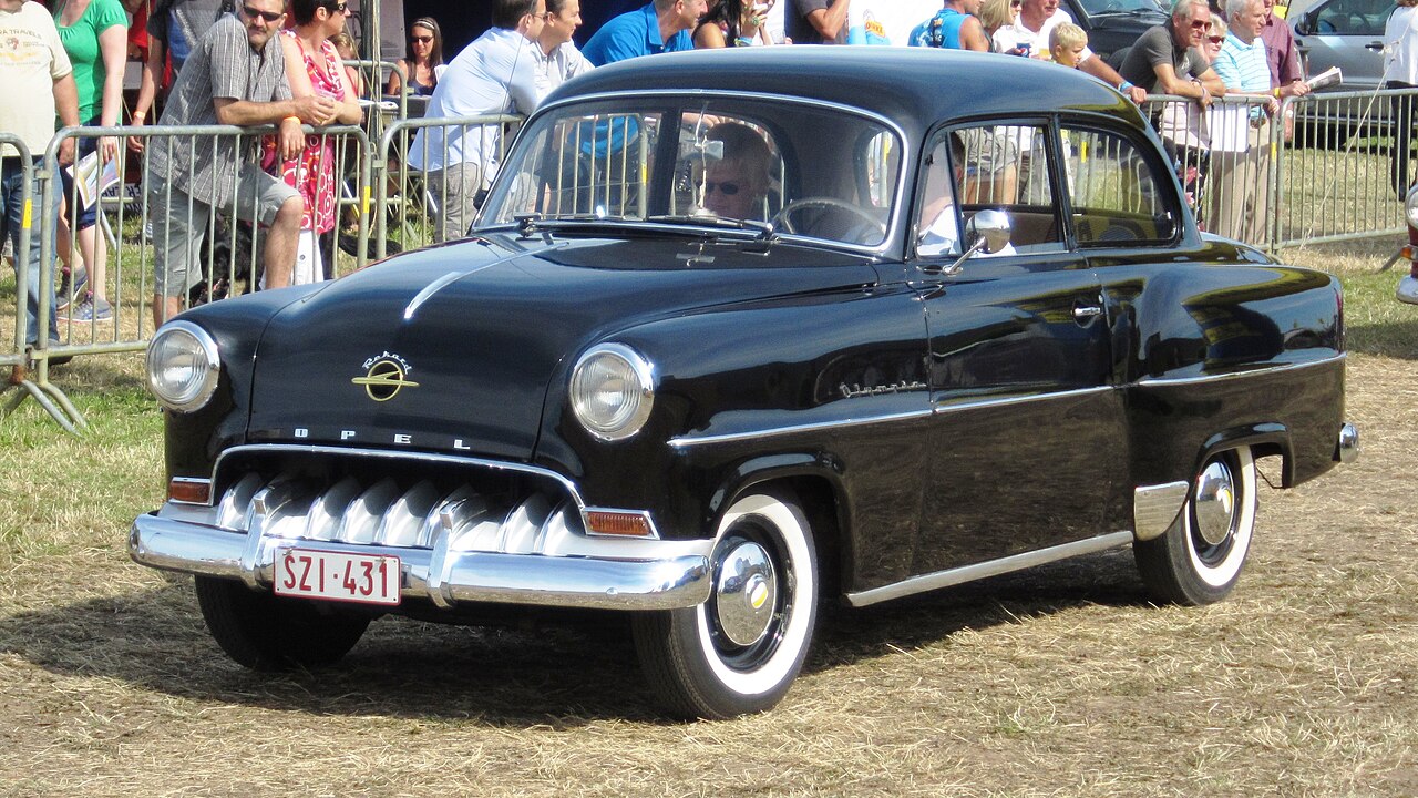 Image of Opel Olympia Rekord sharkmouth ca 1954