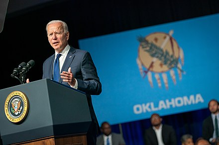 President Biden speaks at a ceremony marking the 100th anniversary of the Tulsa Massacre.