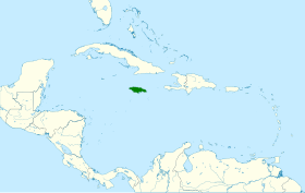 Distribución geográfica del anambé jamaicano.