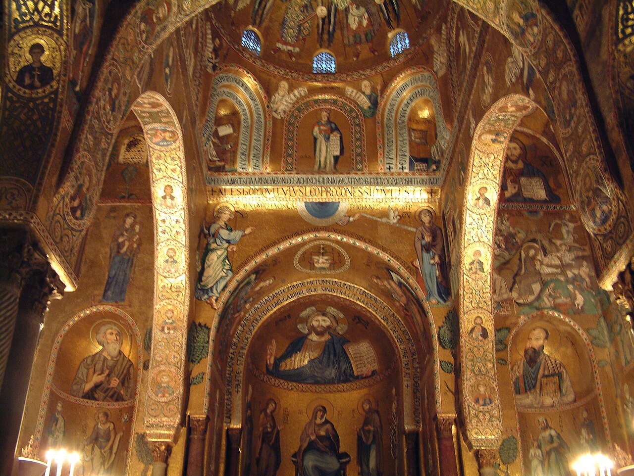 Palermo - Mosaics of Palatine Chapel.jpg
