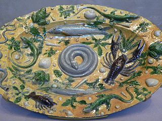 <span class="mw-page-title-main">Palissy ware</span> 19th-century term for a style of ceramics